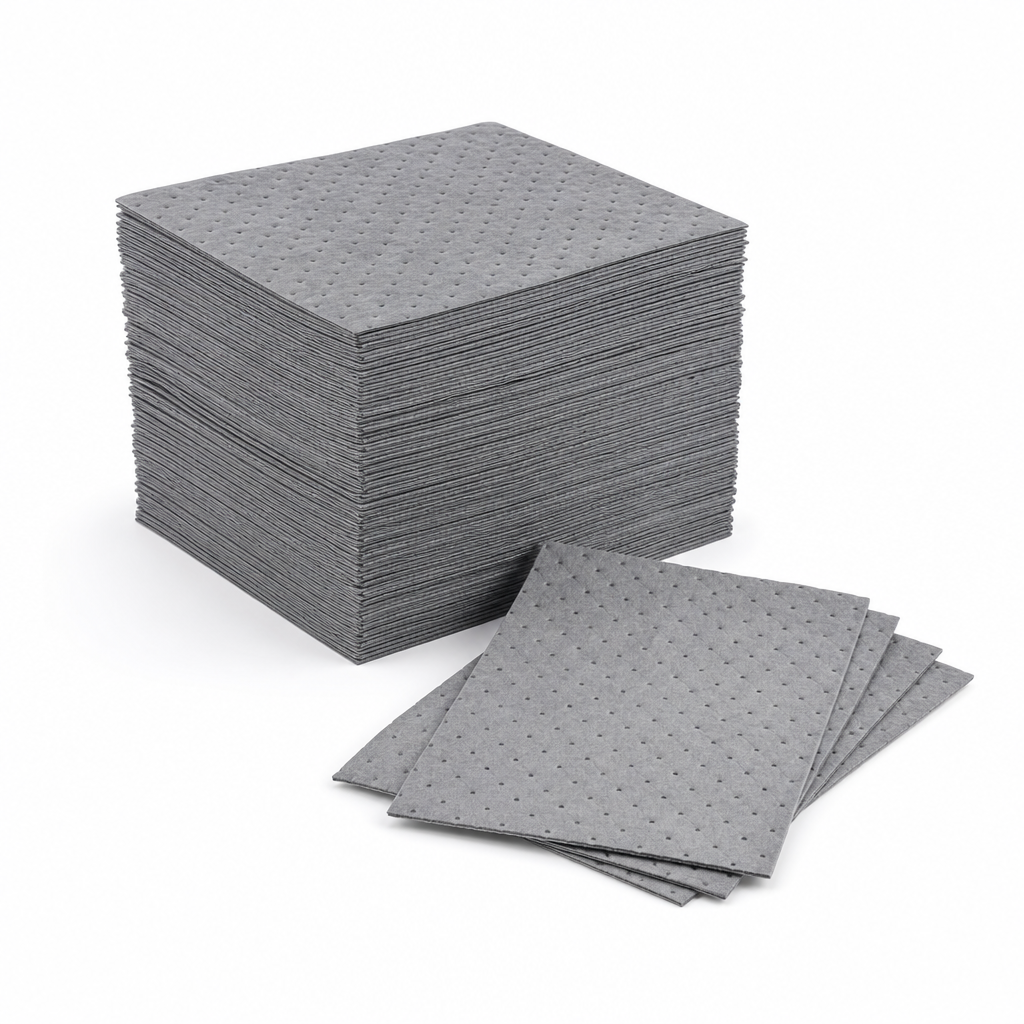 Industrial Cleaning Cloths with Universal Absorbent Sheets