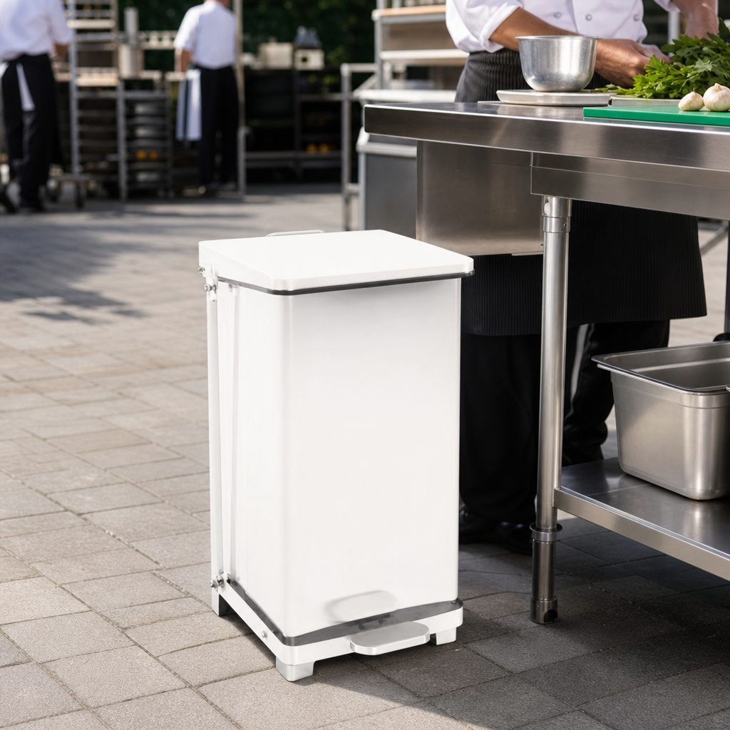 Industrial Food Waste Pedal Bin 45-90L
