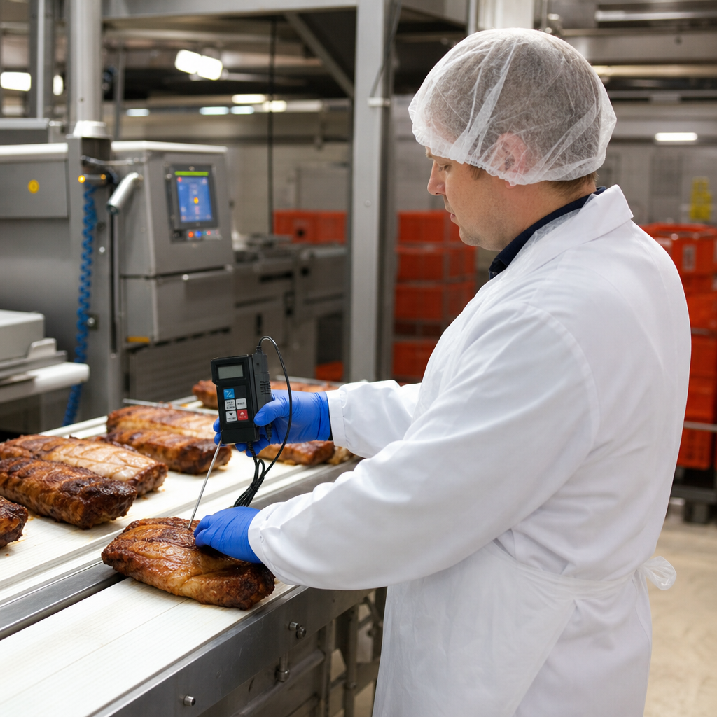 Industrial Meat Thermometer with Protective Travel Case