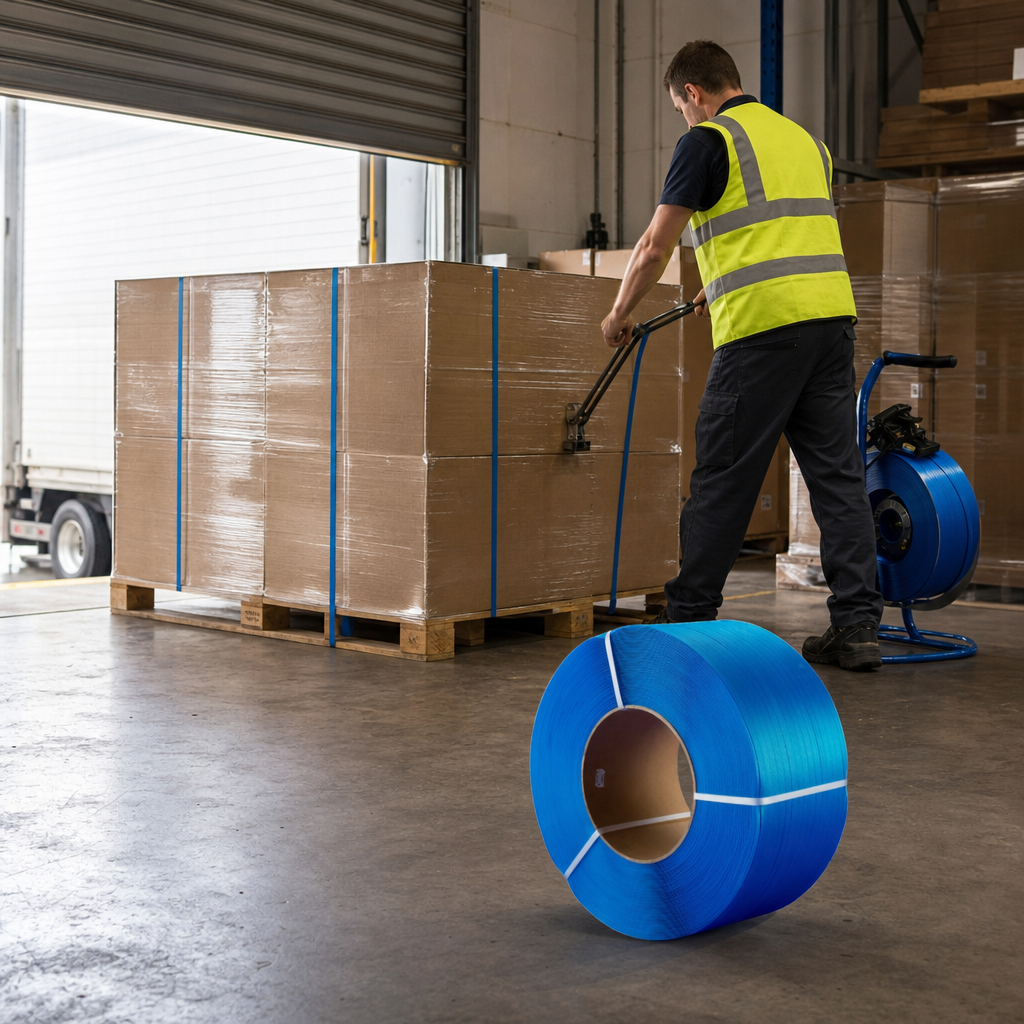 Industrial Polypropylene Strapping on 200 mm Mandrel