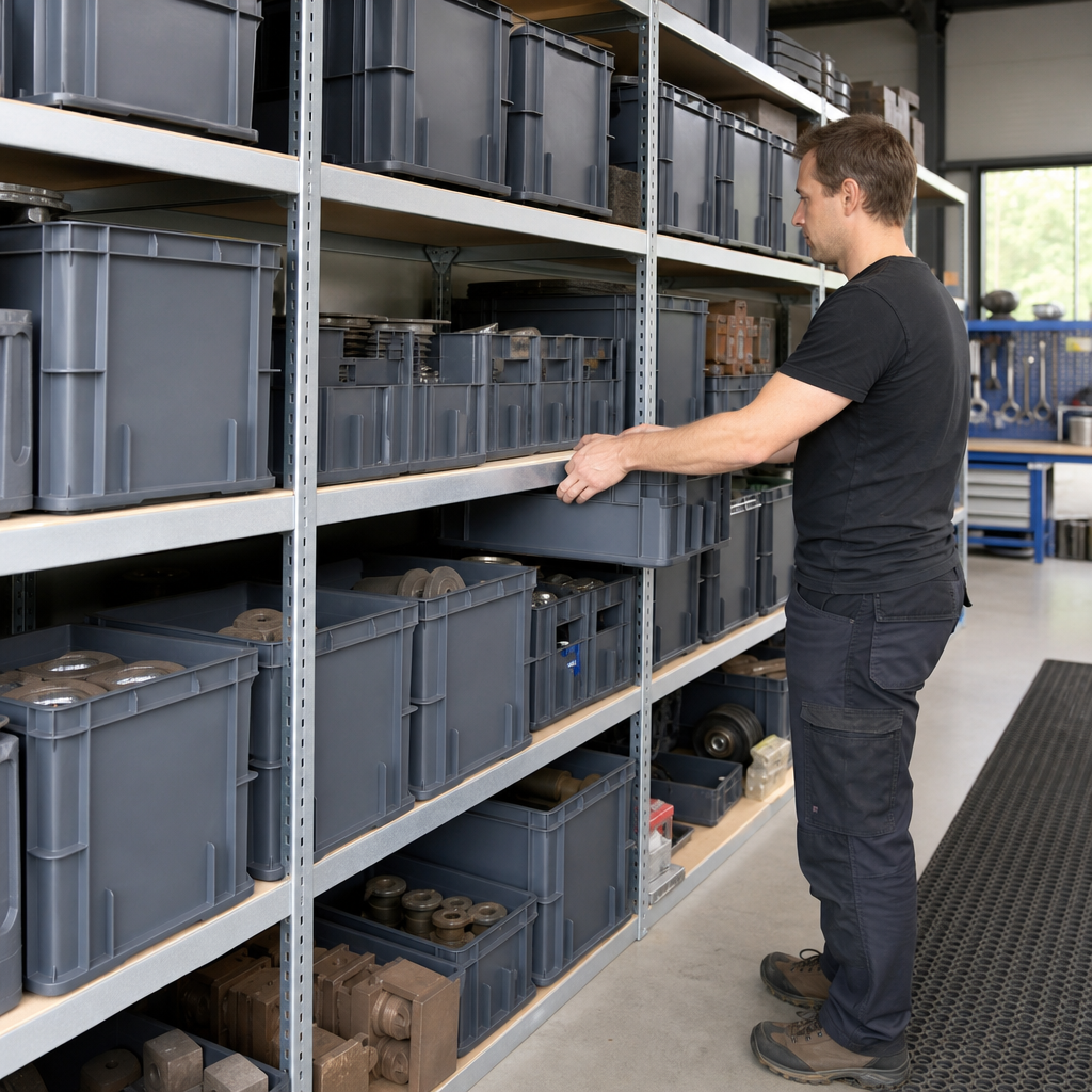 Industrial Stackable Container 60L – 600 x 400mm