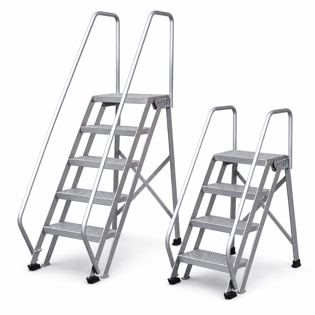 Industrial Swingback Step Ladders
