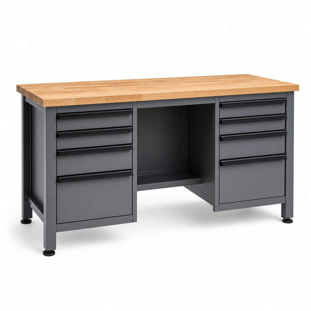 Industrial Workbench with 7 Drawers 930x1500x600mm