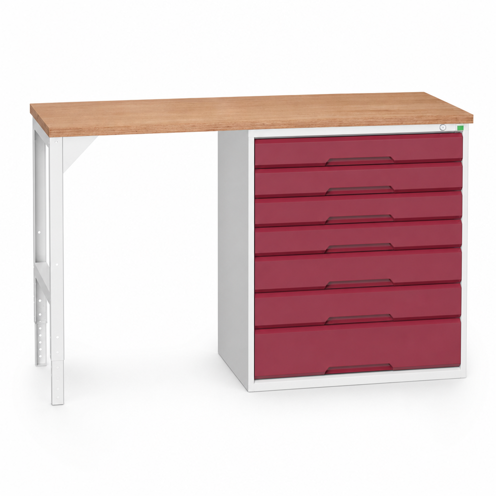 Industrial Workbench with 7 Drawers 930x1500x600mm
