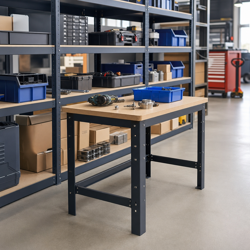 Industrial Workbench with MPX Table Top 820 x 600mm