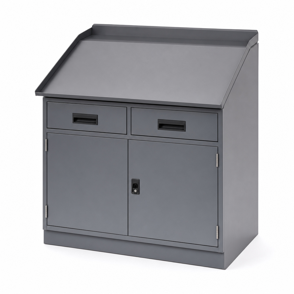 Industrial Workstation Lectern Cupboard 2000x1050x550mm