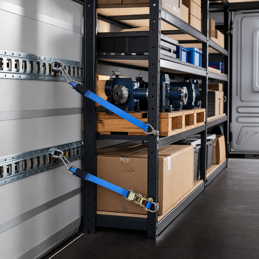Internal Cargo Track Straps for Lorries and Vans