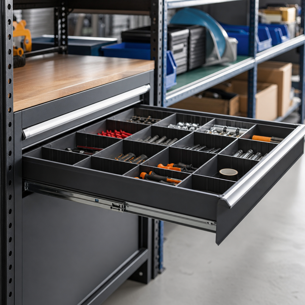 Internal Drawer Divider System for Tool Cupboards 800 x 550mm