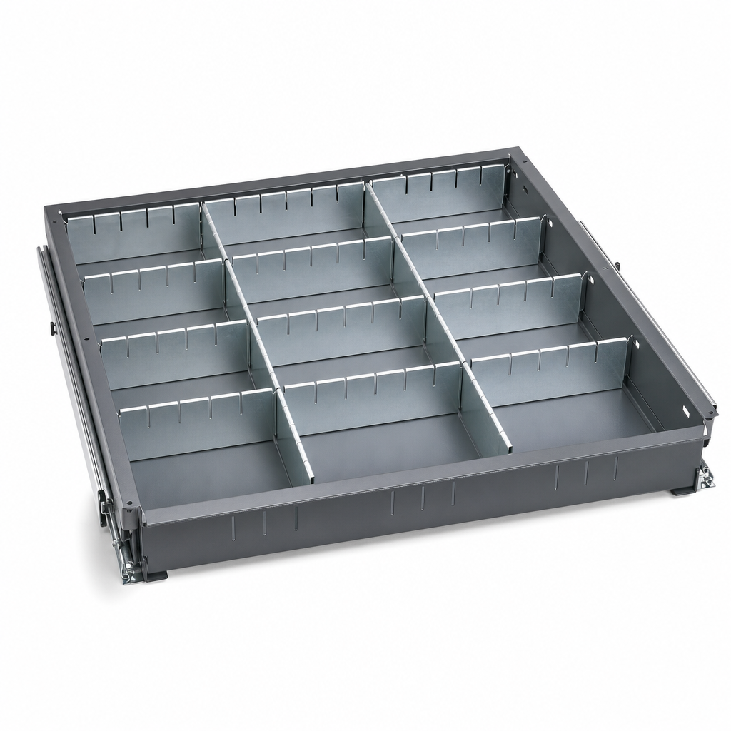 Internal Drawer Divider System for Tool Cupboards 800 x 550mm