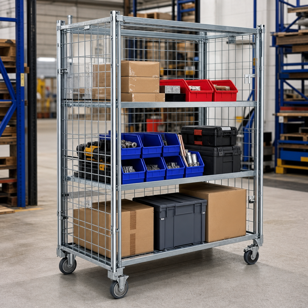 Jumbo Demountable Roll Cage with Zinc Finish