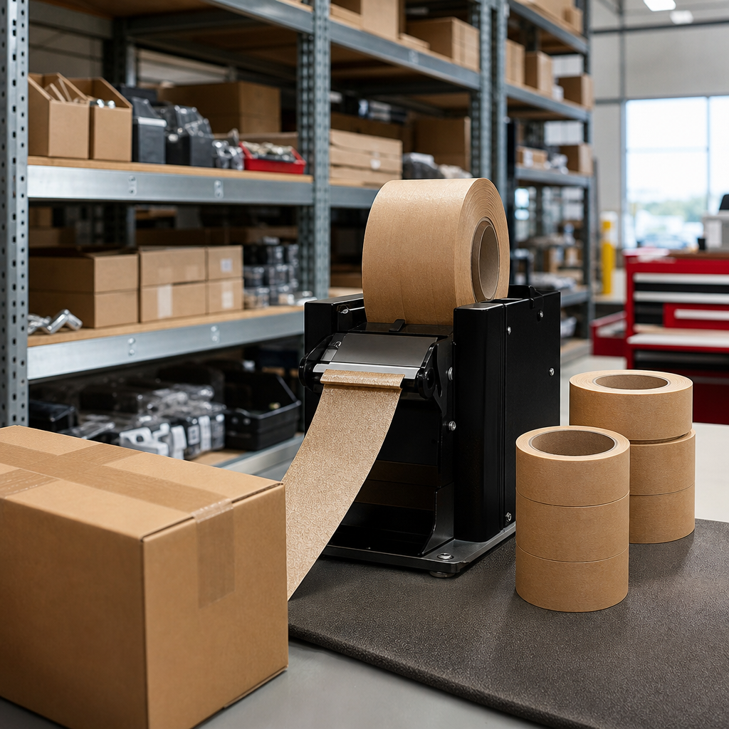 Kraft Reinforced Water-Activated Brown Packing Tape Rolls