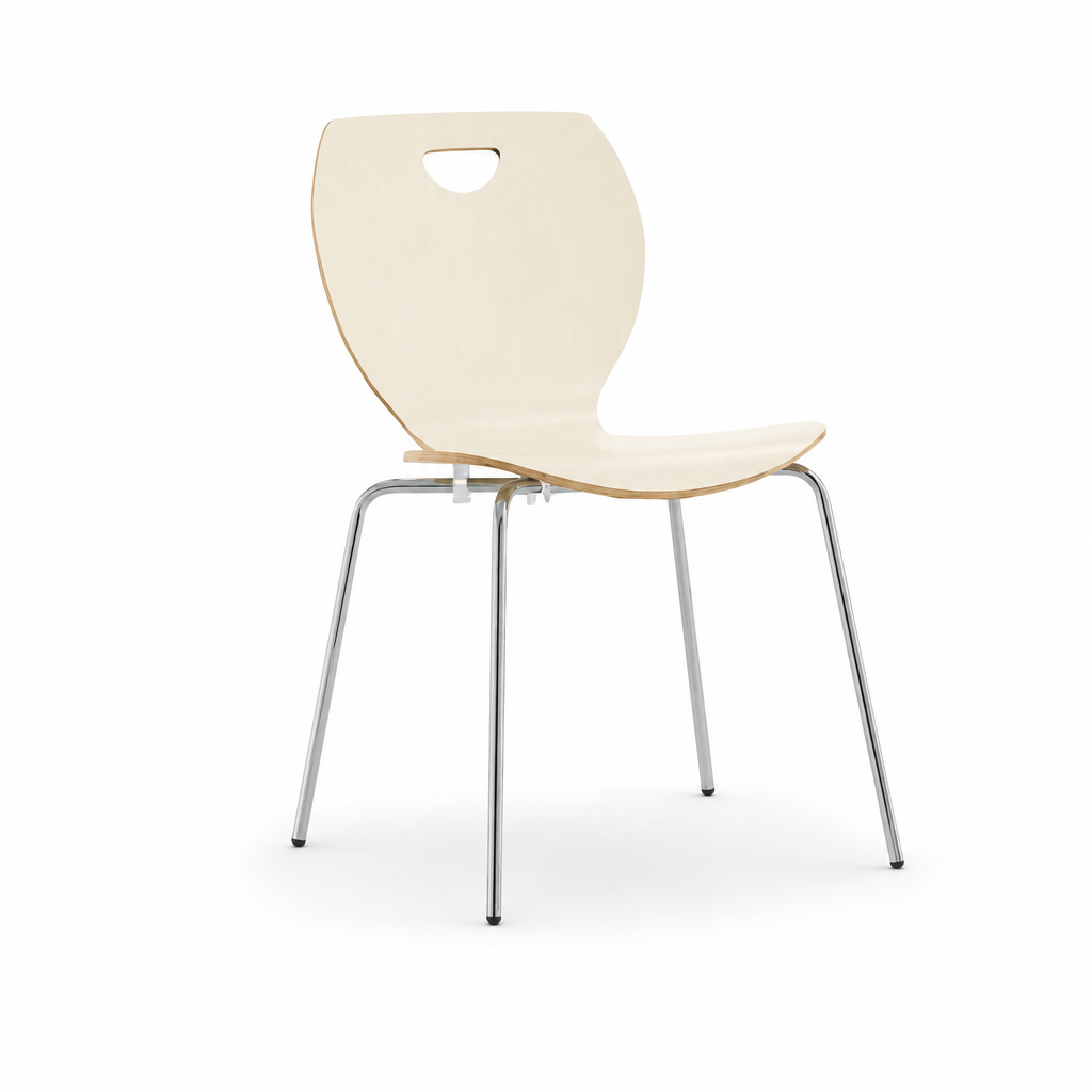 Laminate Wooden Bistro Chair with Colour Options