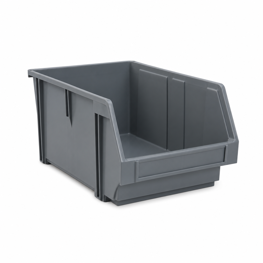 Large 28.3L Plastic Storage Bins for Parts and Components