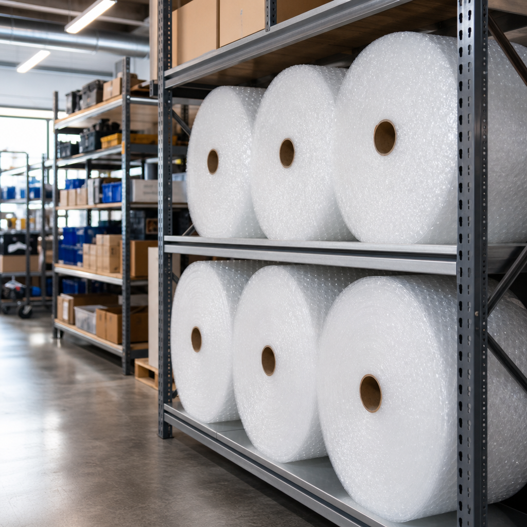Large Bubble Wrap Rolls in Recyclable Polyethylene