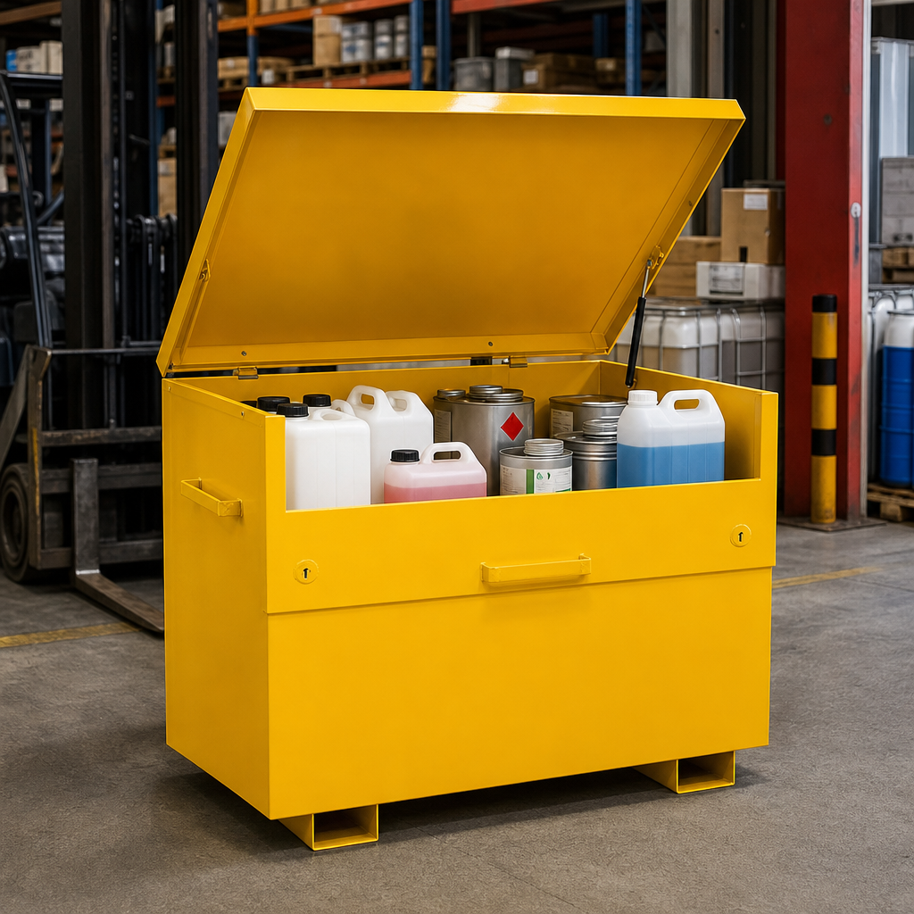 Large COSHH Chemical Storage Cabinet with Spill Containment