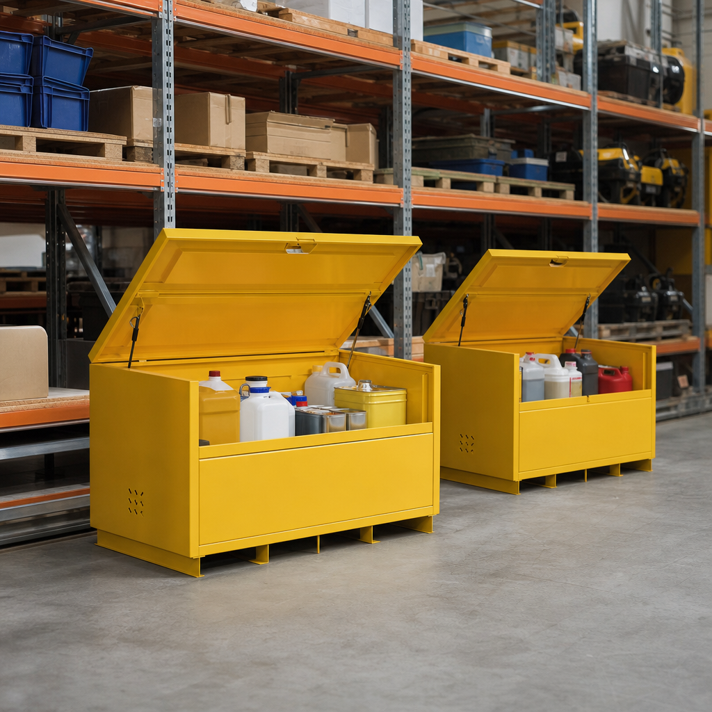 Large COSHH Flammable Worksite Storage Chests