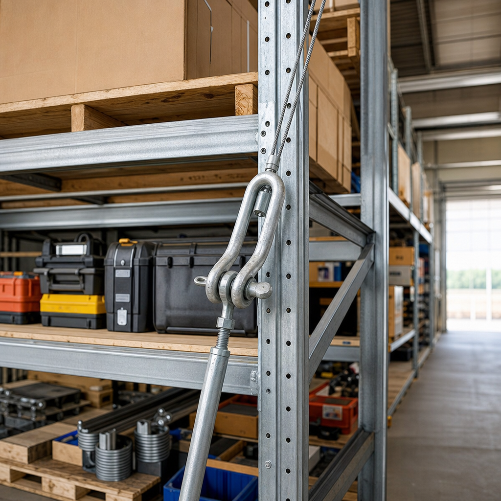 Large Galvanised Bow and D Shackles for Heavy Duty Securing