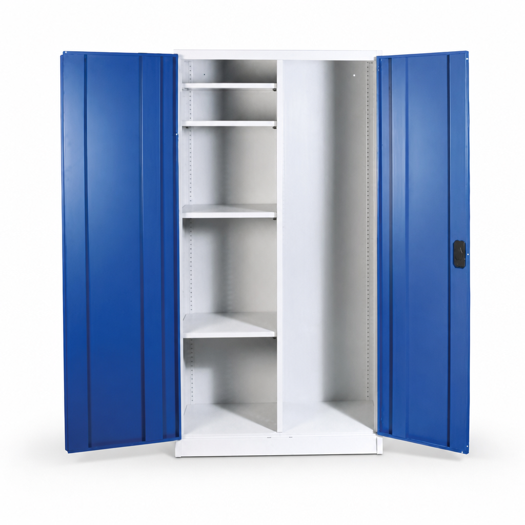 Large Janitorial Metal Cupboards for Cleaning Storage