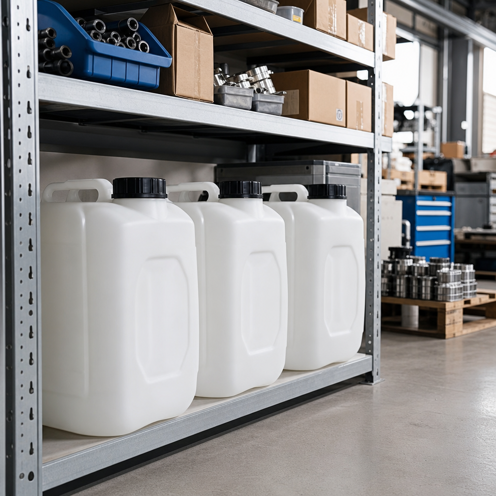 Large Plastic Jerry Cans for Liquid Storage and Transport