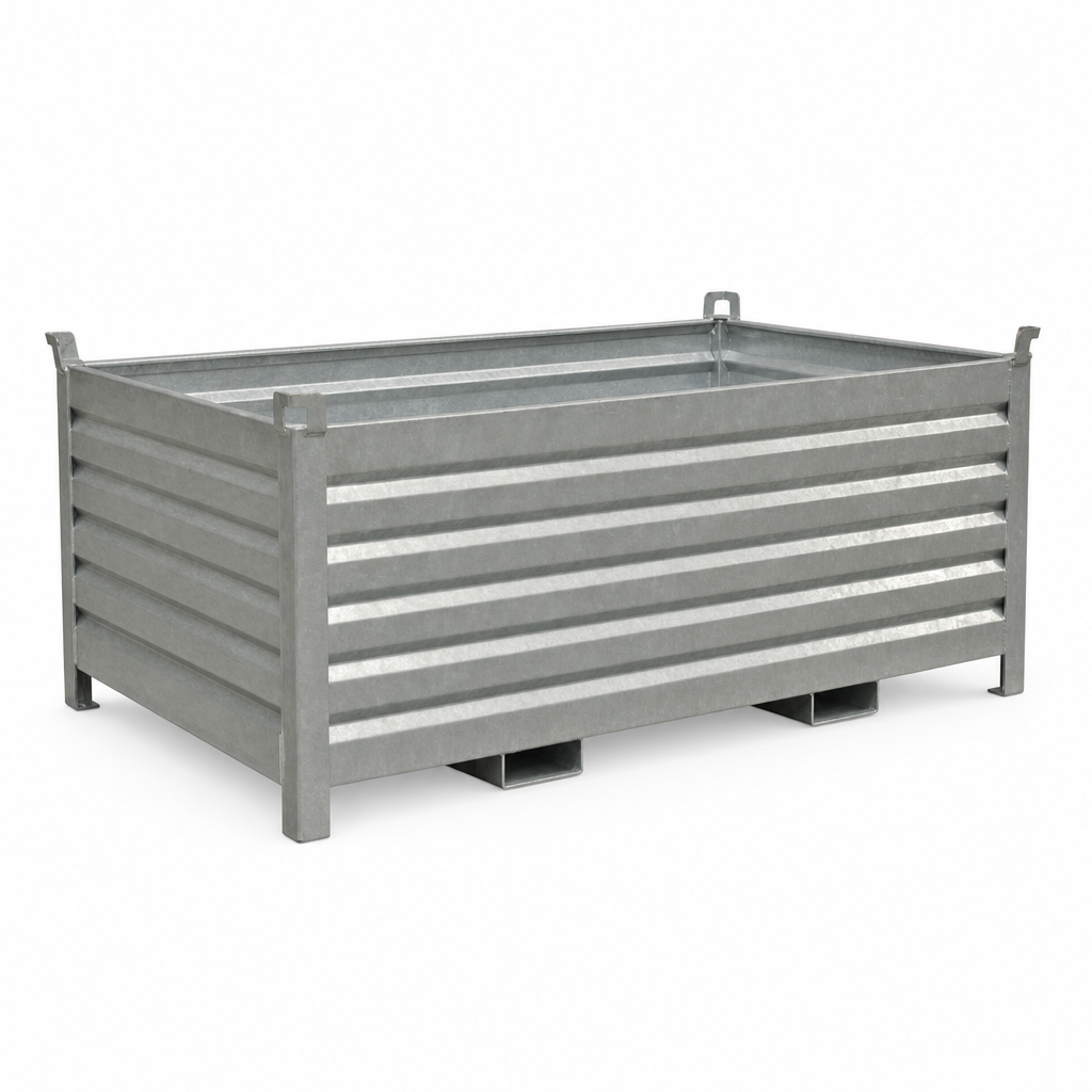 Large Stackable Steel Stillage for Lifting, 2000kg Capacity