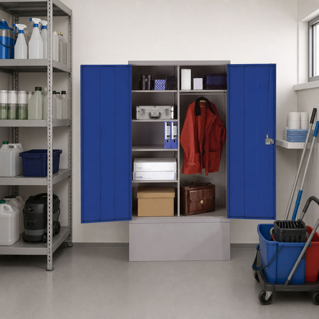 Large Volume Wardrobe Cleaning Cupboard with Antibacterial Finish