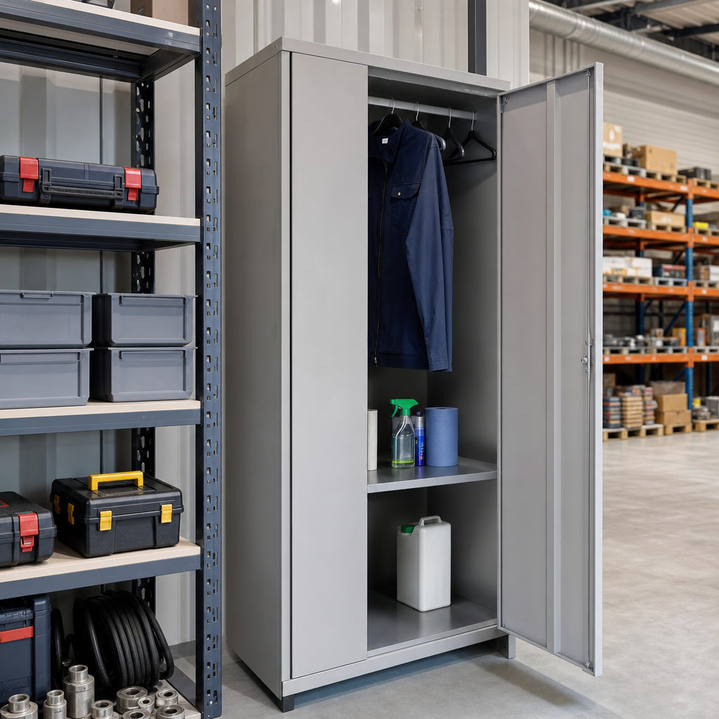 Large Volume Wardrobe Cleaning Cupboard with Antibacterial Finish