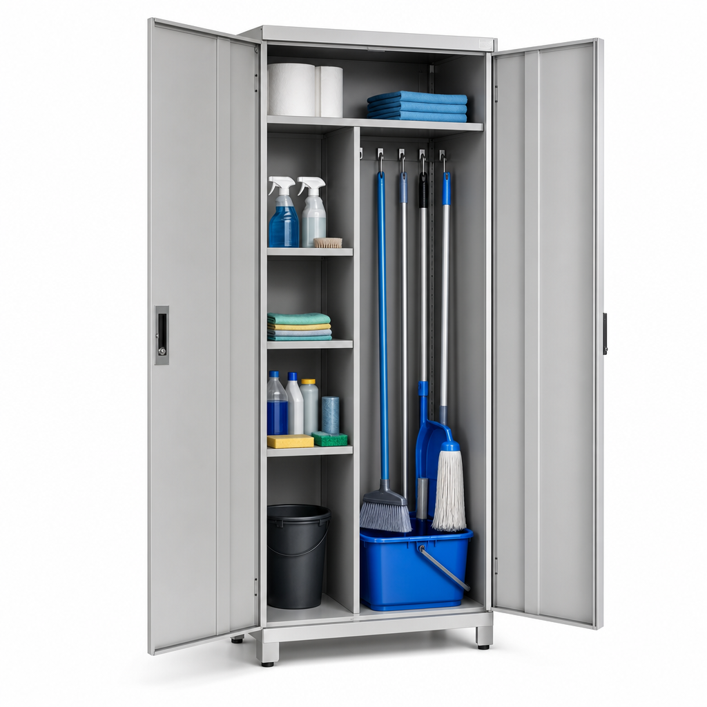 Large Volume Wardrobe Cleaning Cupboard with Antibacterial Finish