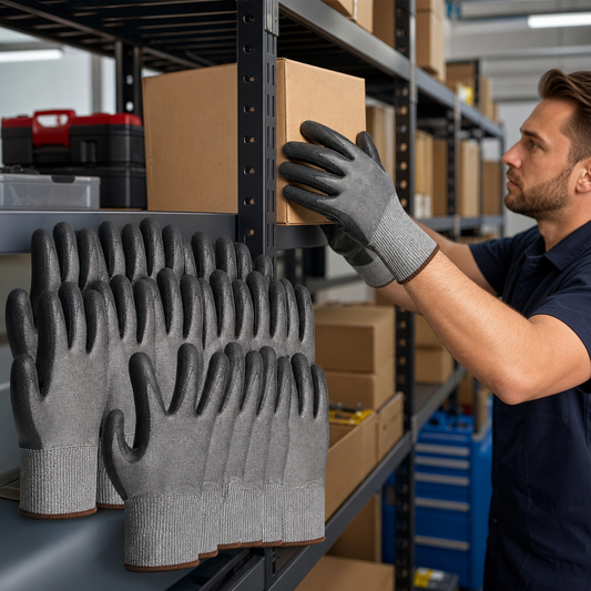 Latex Grip Safety Gloves Pack of 12