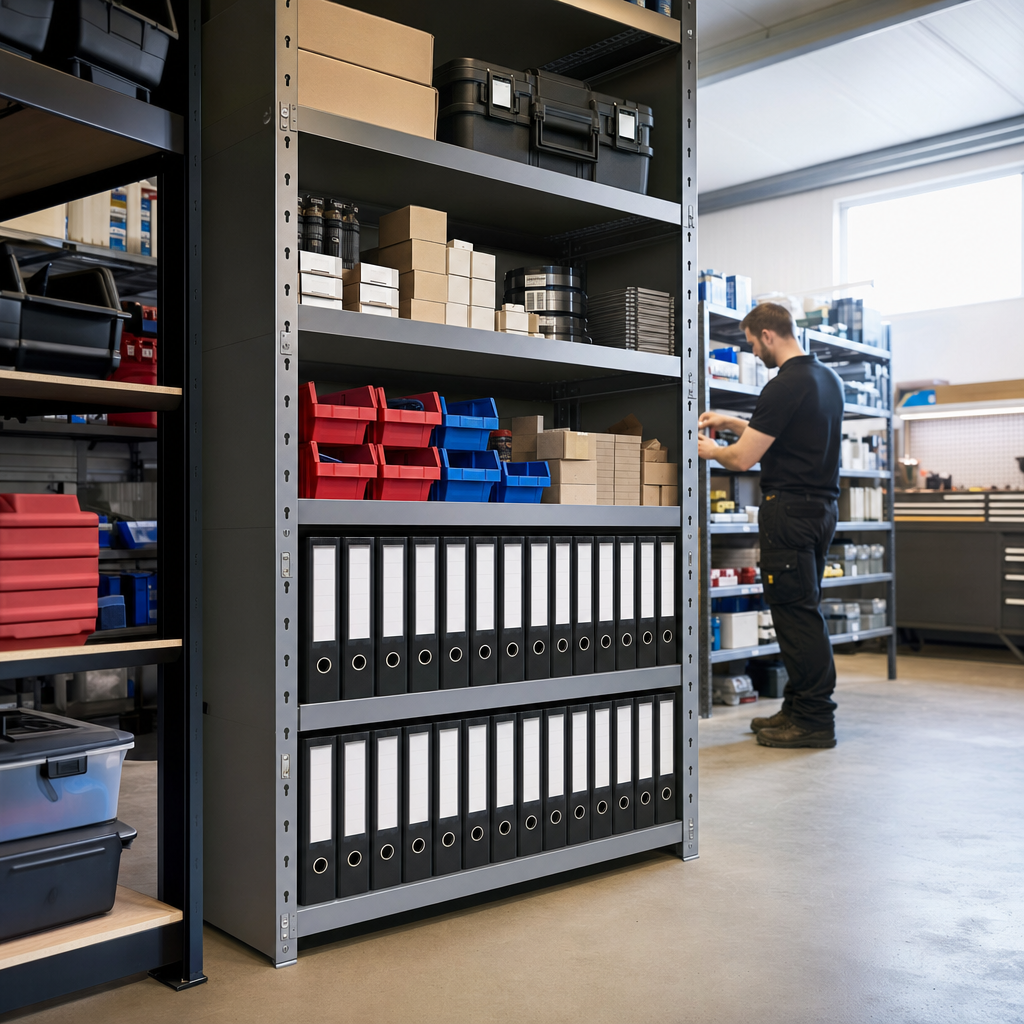 Lever Arch File Storage Unit with 40 Foolscap Files