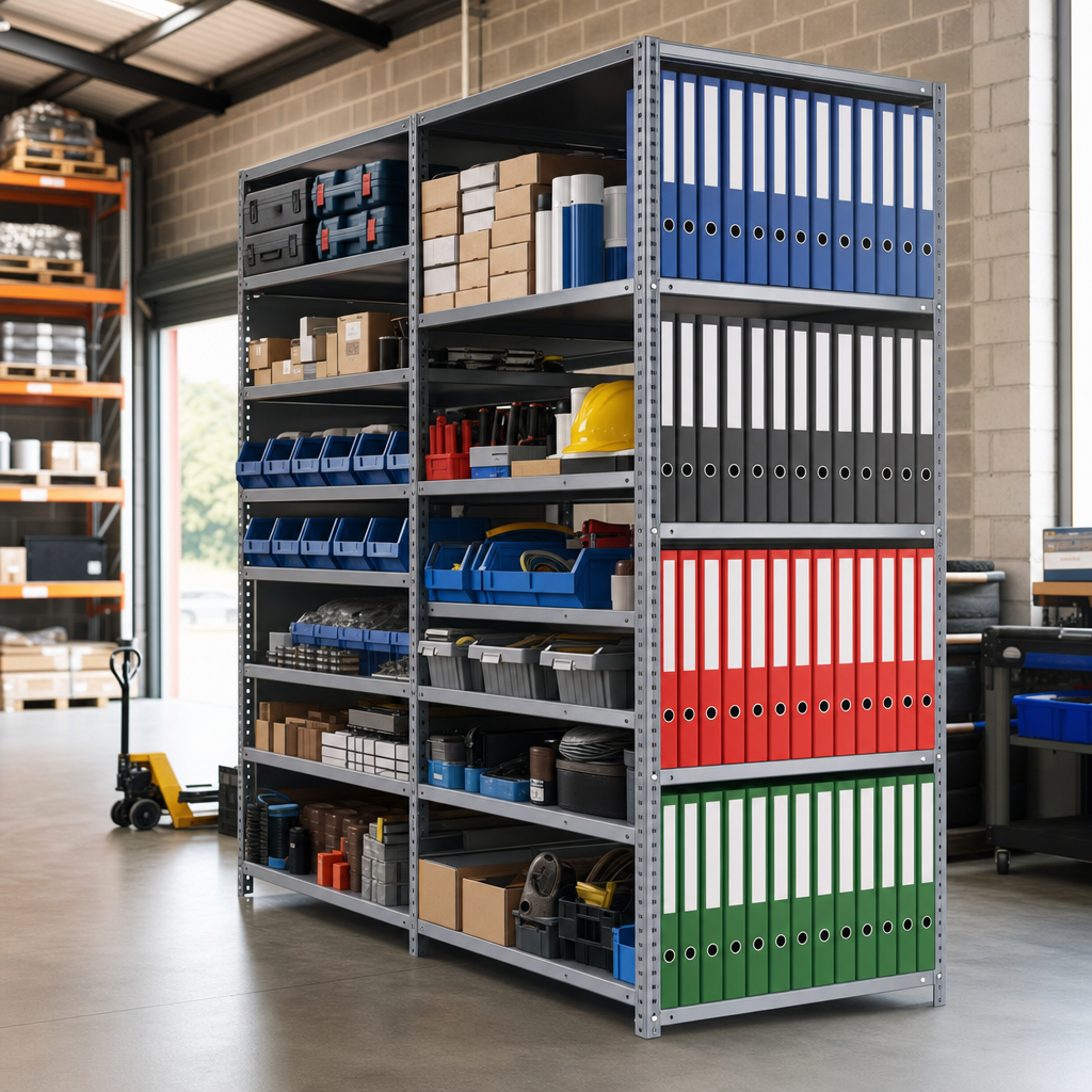 Lever Arch File Storage Unit with Foolscap Files