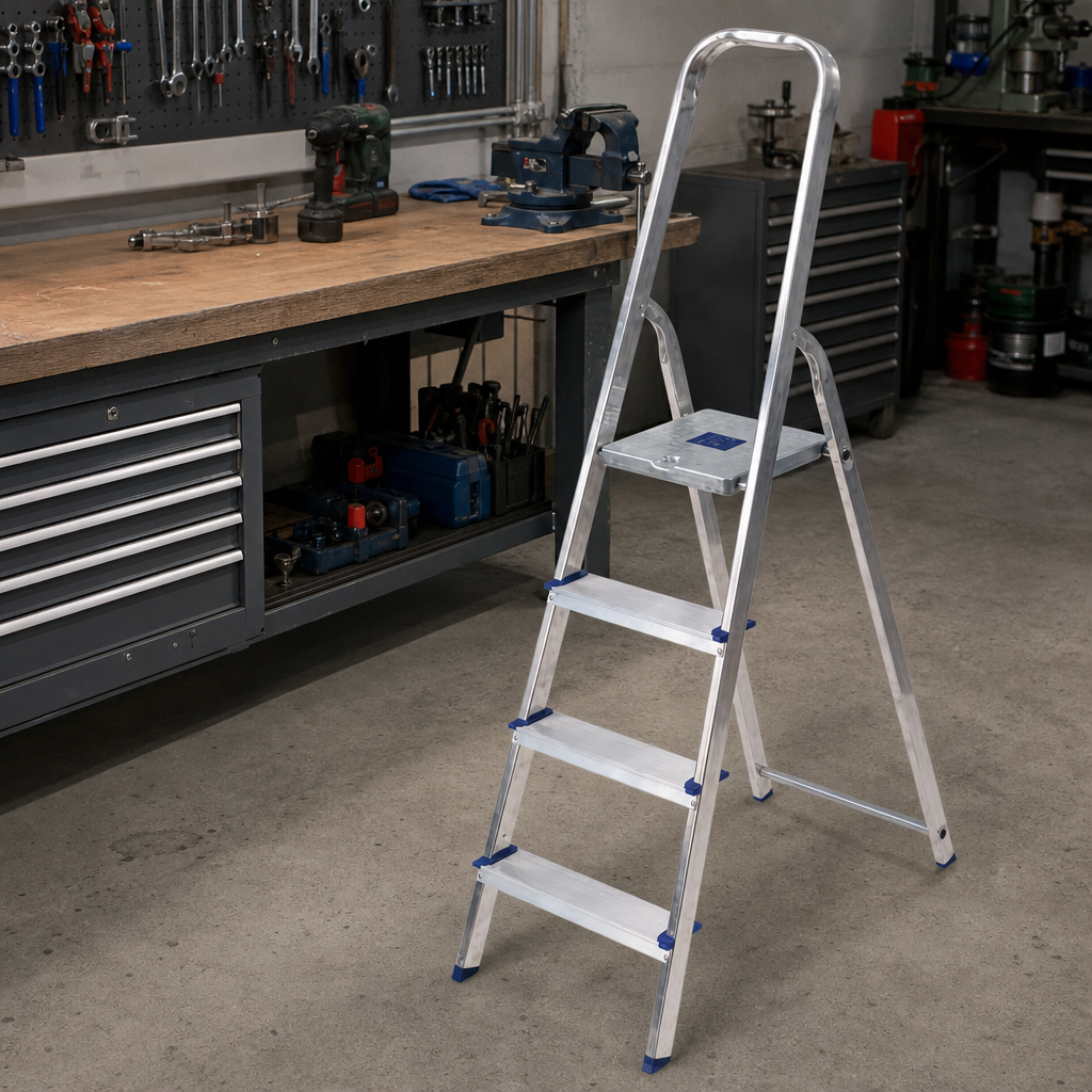 Light Duty Aluminium Platform Step Ladder