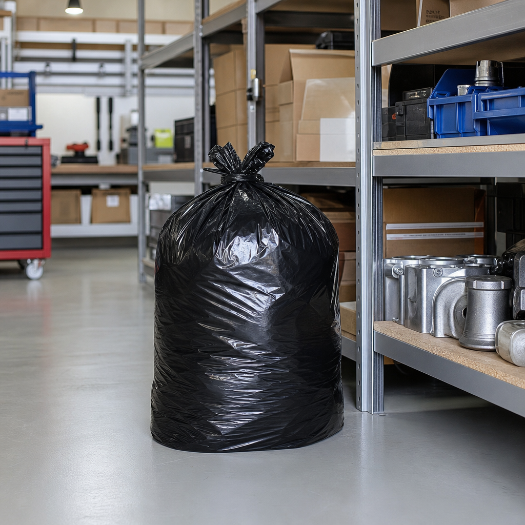Light Duty Black Refuse Sacks 60-160L