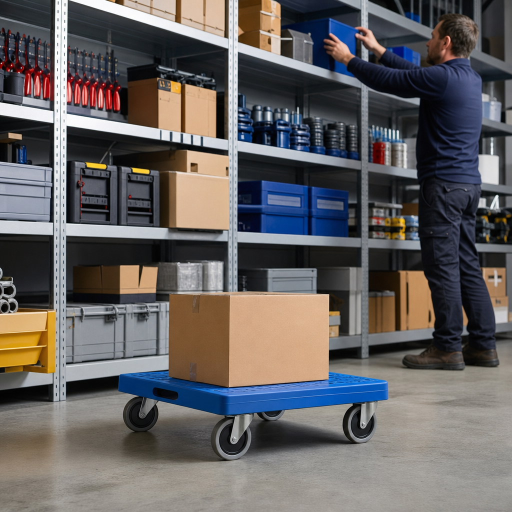 Light Duty Mobile Pallet Dolly Trolley 150–300kg