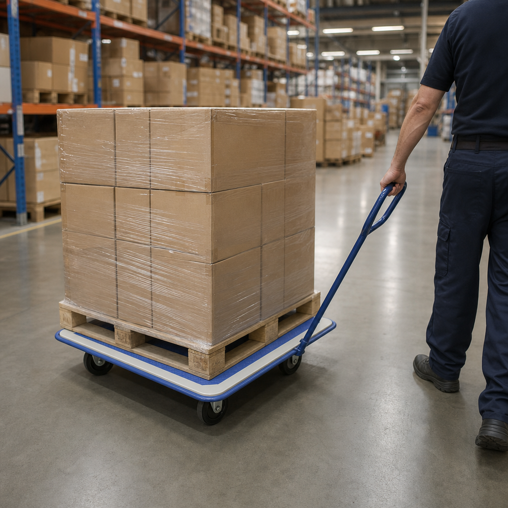 Light Duty Mobile Pallet Dolly Trolley 150–300kg