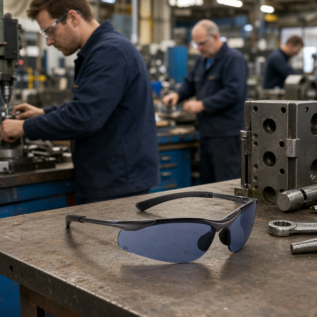 Lightweight Safety Spectacles with Anti-Scratch Lenses