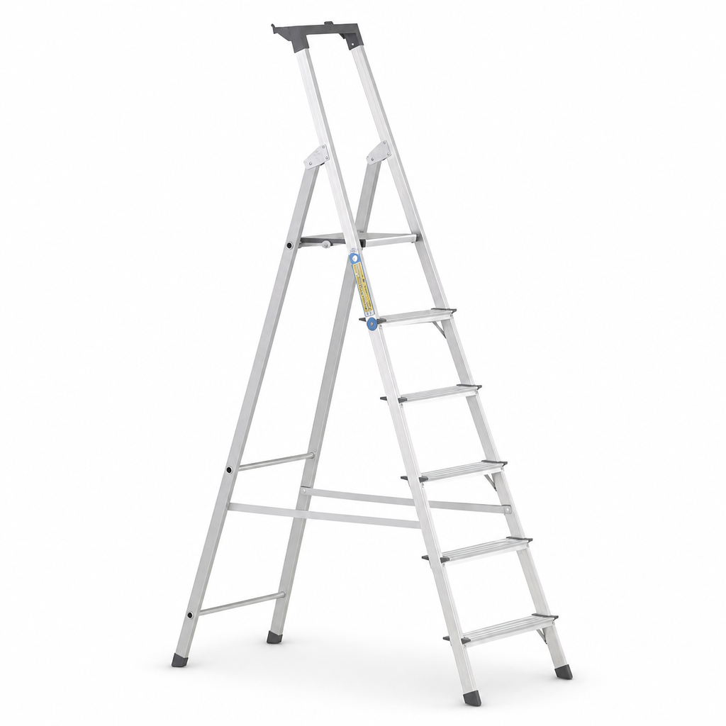 Lightweight Trade Step Ladder with Platform