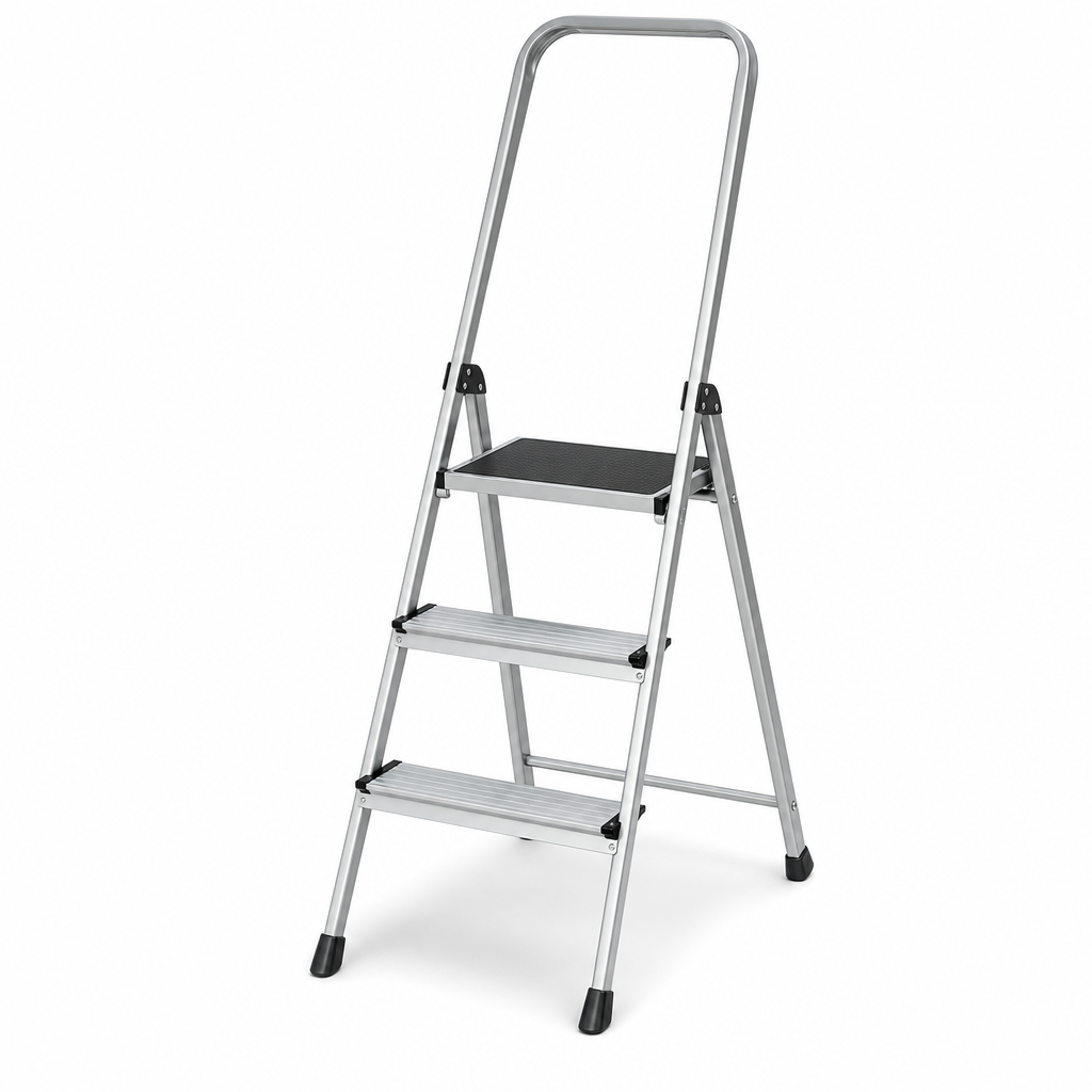 Lightweight Trade Step Ladder with Platform