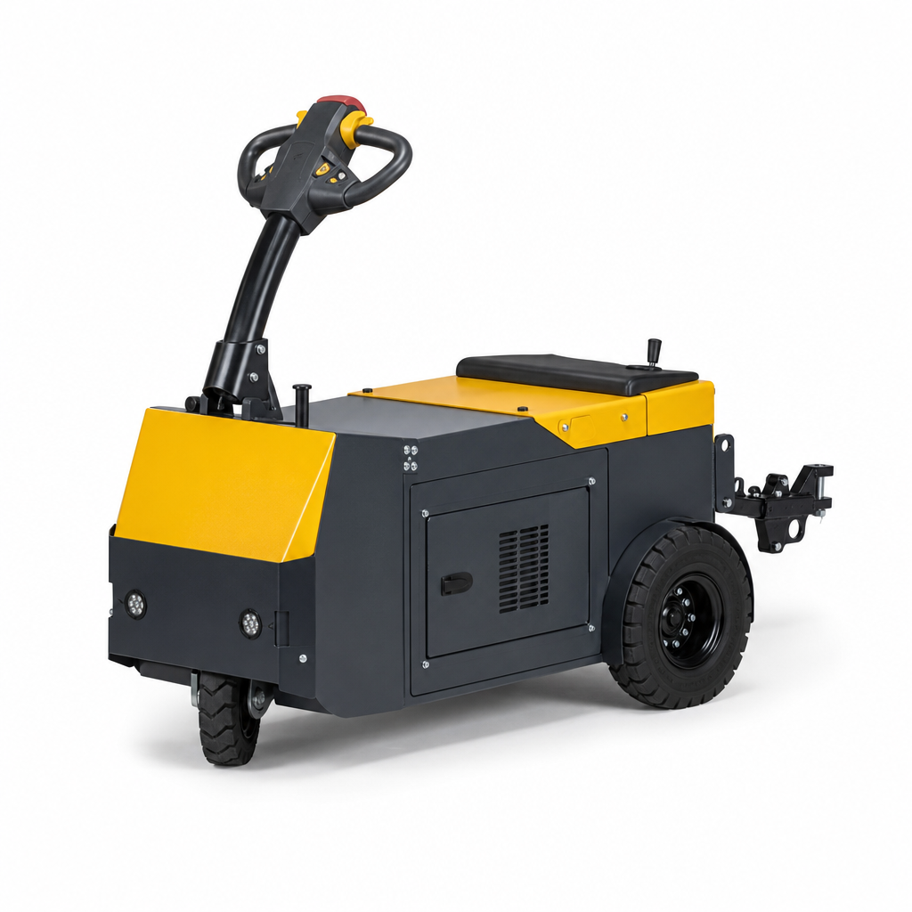 Lithium-Ion Tow Tug Trolley Tractor with Onboard Charger