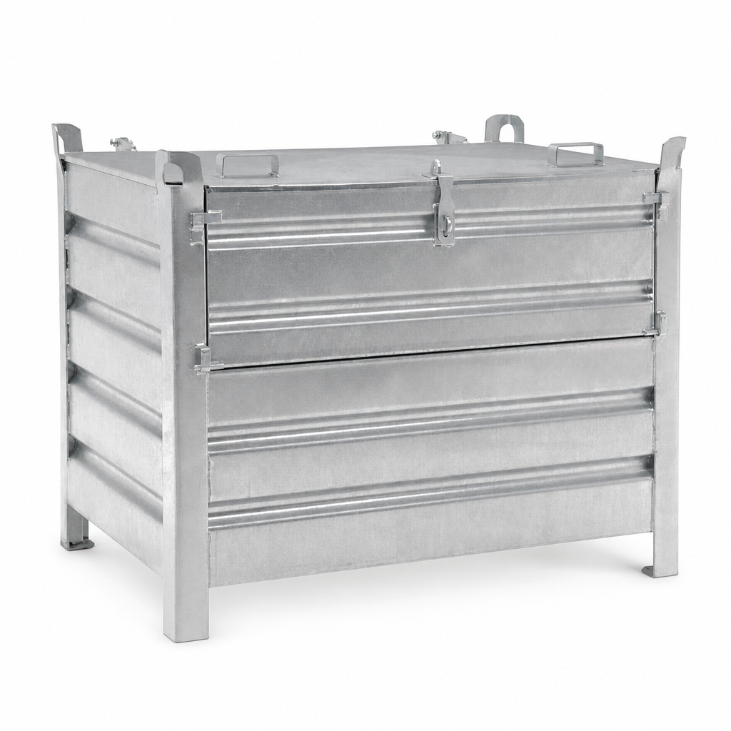 Lockable Anti-Theft Site Stillage Box – 2000kg Capacity