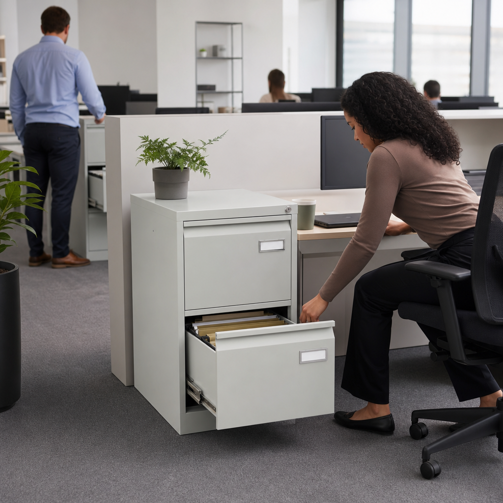Lockable Metal Suspension Filing Cabinets with 2–4 Drawers
