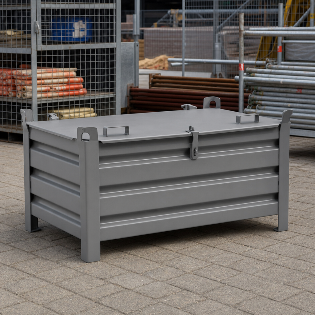Lockable Sheet Metal Security Site Box 1200 x 800 x 670mm
