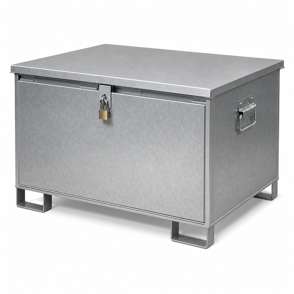 Lockable Sheet Metal Security Site Box 1200 x 800 x 670mm
