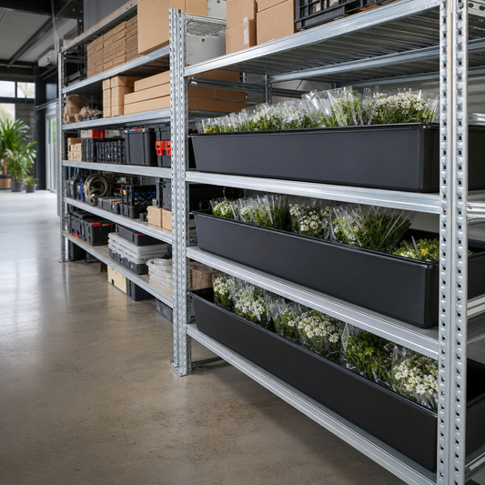 Long Plastic Florist Container 800mm 54L