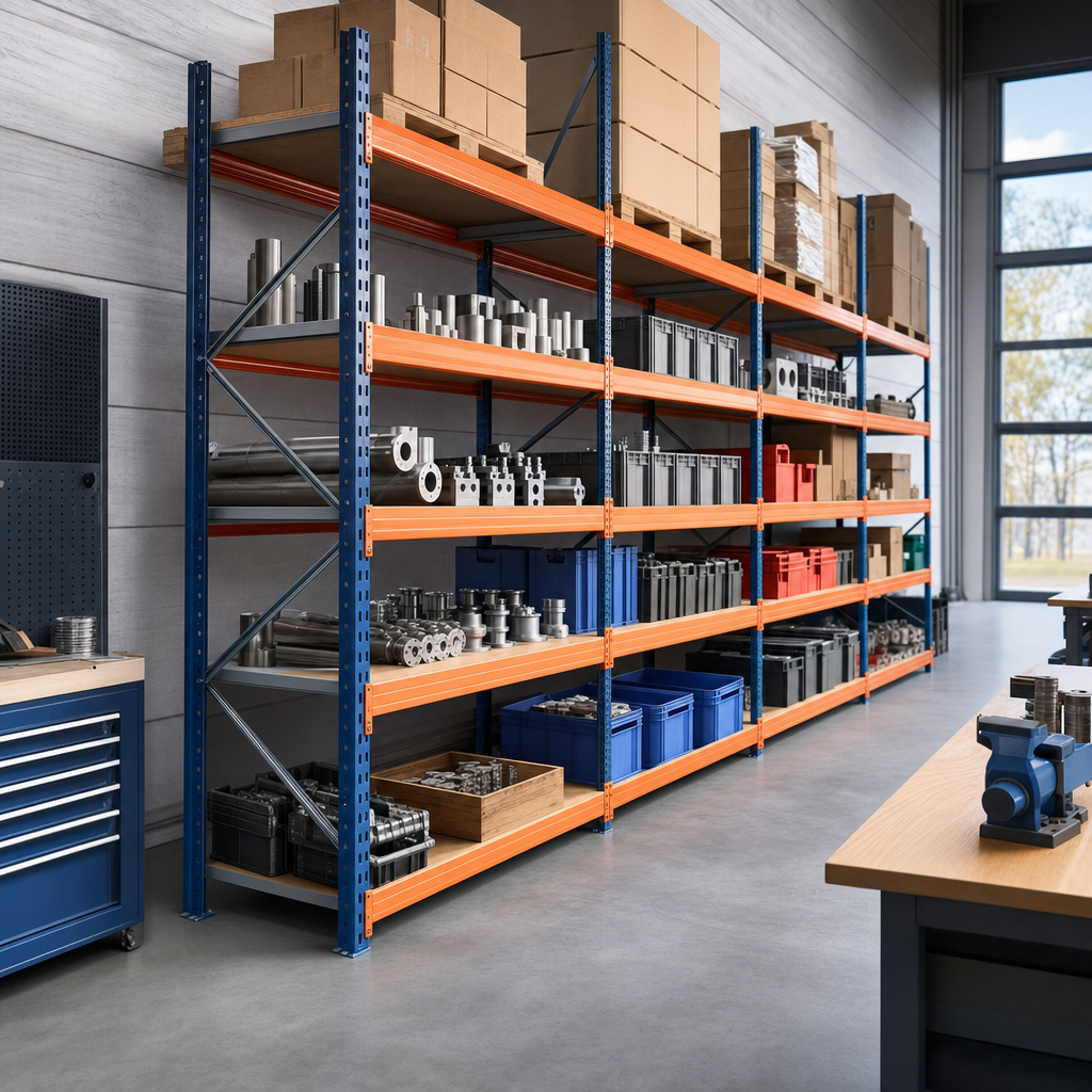 Long Span Shelving Upright Frame