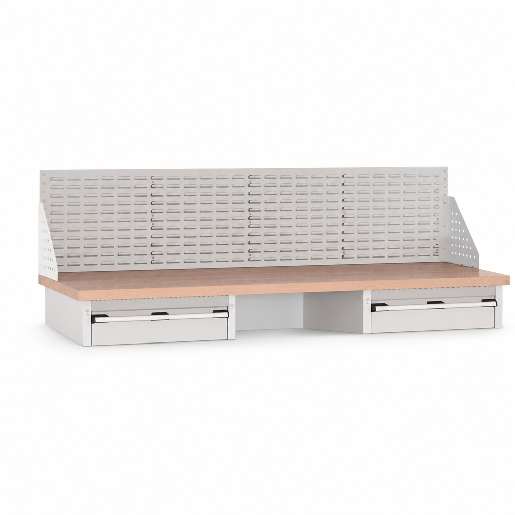 Louvre Back Panels for Heavy Duty Workbenches