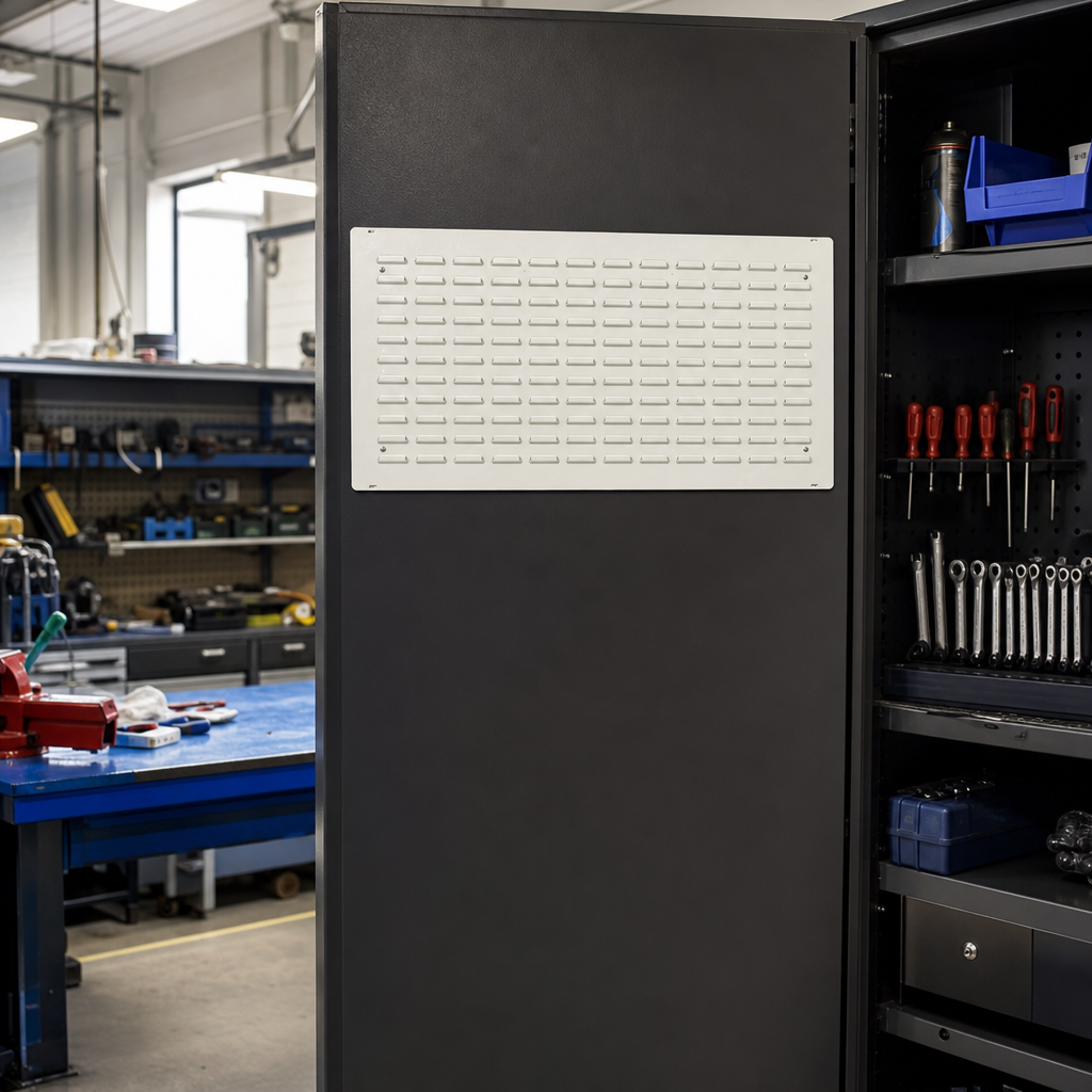Louvre Back Panels for Workshop Cupboards