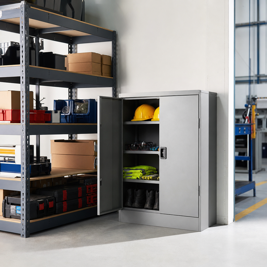 Low Double Door PPE Storage Cupboard