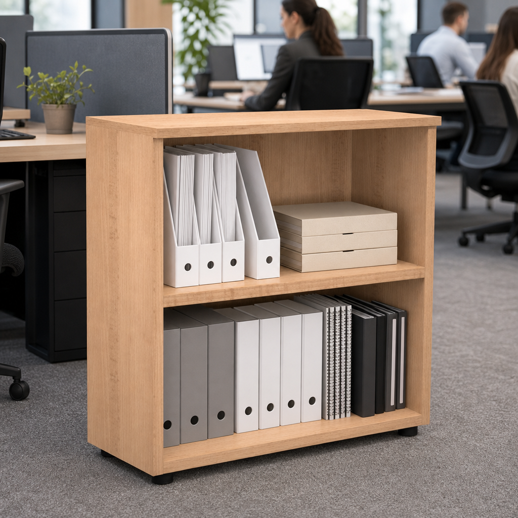 Low Office Bookcase with Colour Options