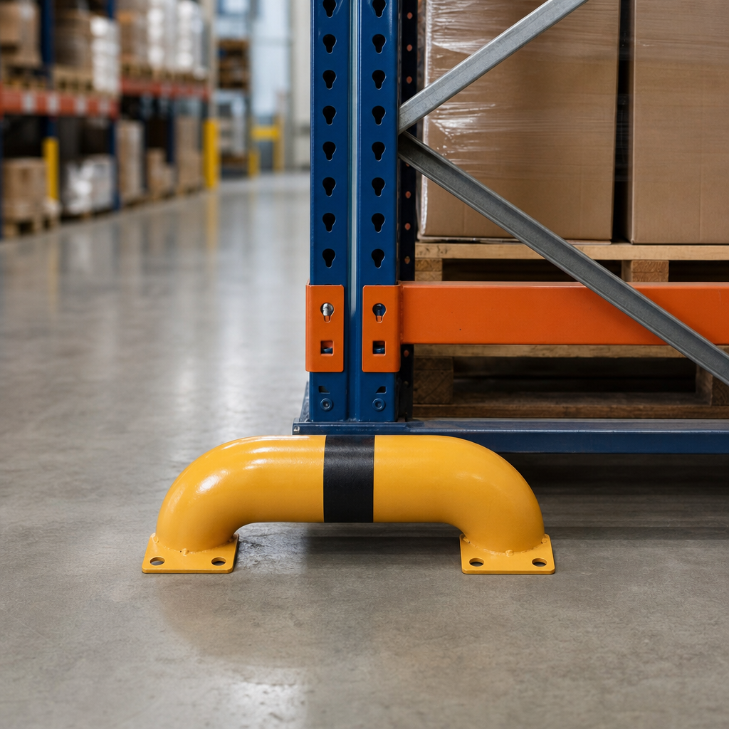 Low Traffic Steel Safety Barrier with 89mm Diameter Beam