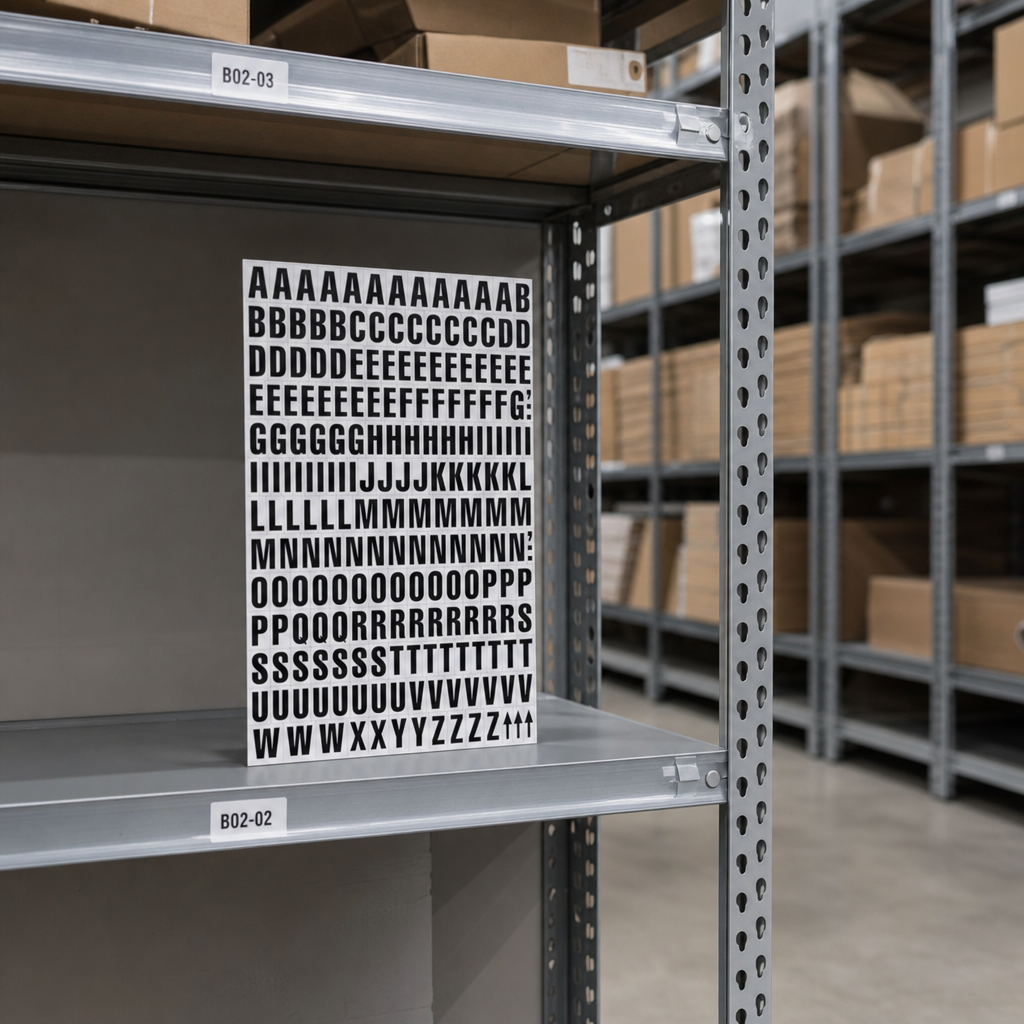 Magnetic Alphabet Letters for Shelving Identification